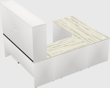 U-shaped desk