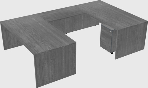 U-shaped desk