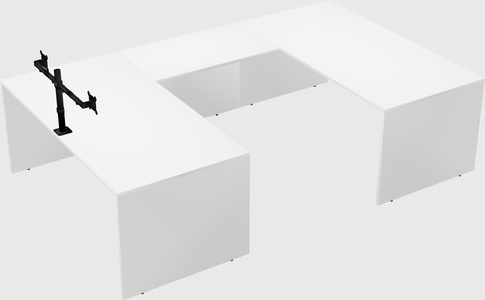 U-shaped desk