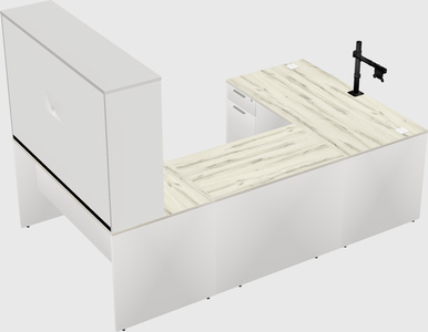 U-shaped desk