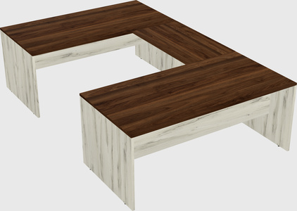 U-shaped desk