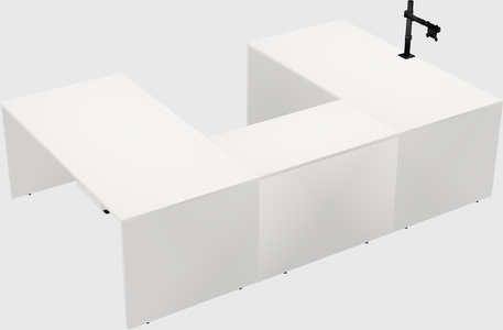 U-shaped desk