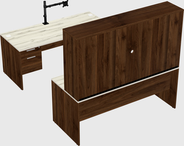 U-shaped desk