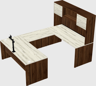 U-shaped desk