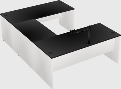 U-shaped desk