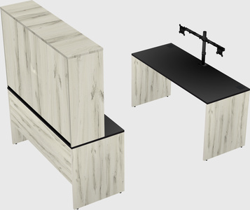 Parallel desk