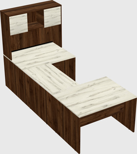 U-shaped desk