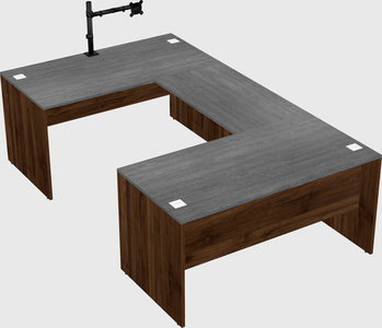 U-shaped desk