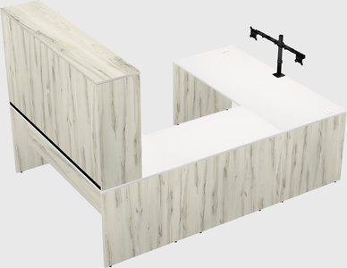 U-shaped desk