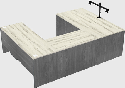 U-shaped desk