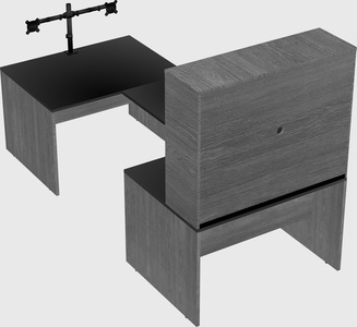 U-shaped desk