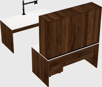U-shaped desk