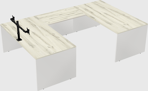U-shaped desk