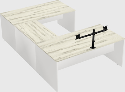 U-shaped desk