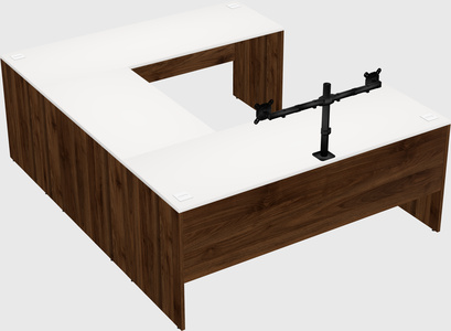 U-shaped desk