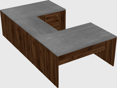 U-shaped desk