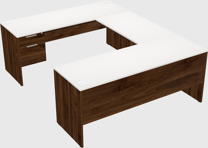 U-shaped desk