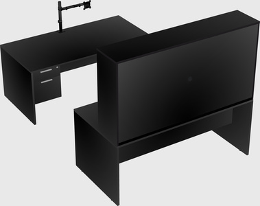 U-shaped desk