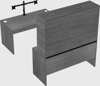 U-shaped desk