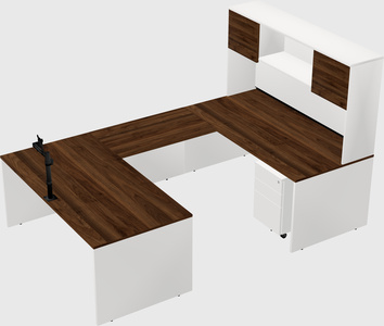 U-shaped desk