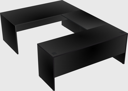 U-shaped desk