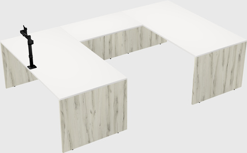 U-shaped desk