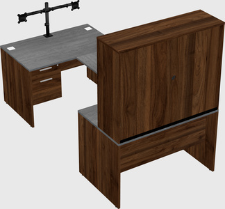 U-shaped desk