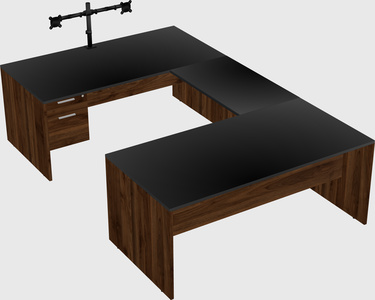 U-shaped desk