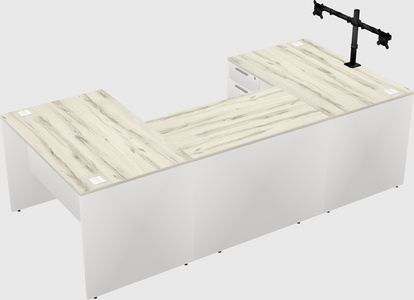 U-shaped desk