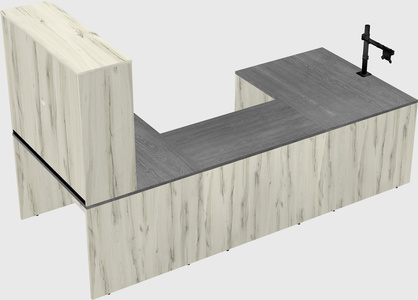 U-shaped desk