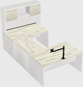 U-shaped desk