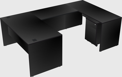 U-shaped desk