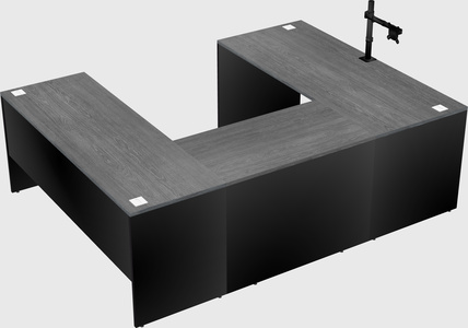 U-shaped desk
