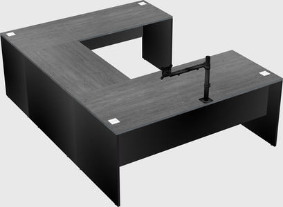 U-shaped desk