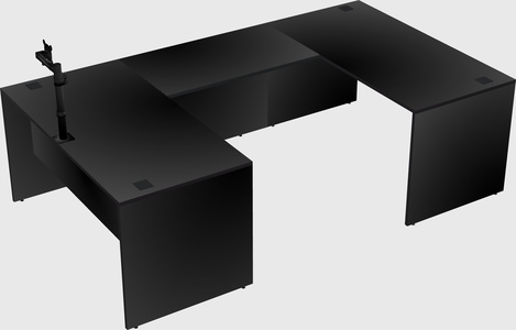 U-shaped desk