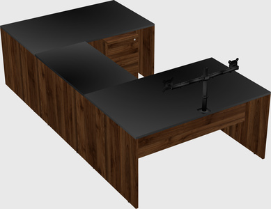 U-shaped desk
