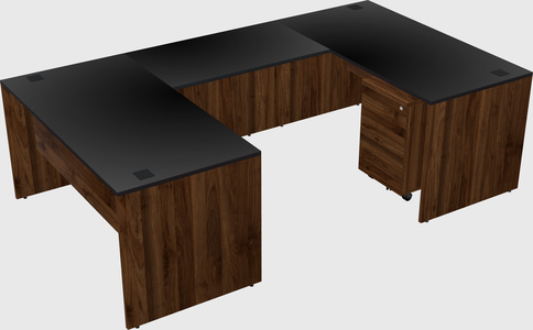 U-shaped desk