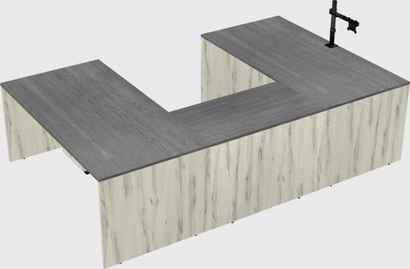 U-shaped desk