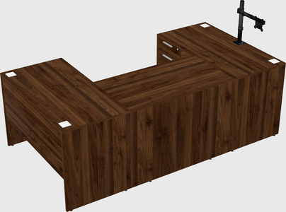 U-shaped desk