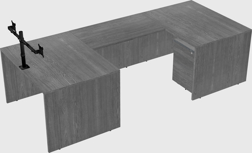 U-shaped desk