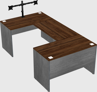 U-shaped desk