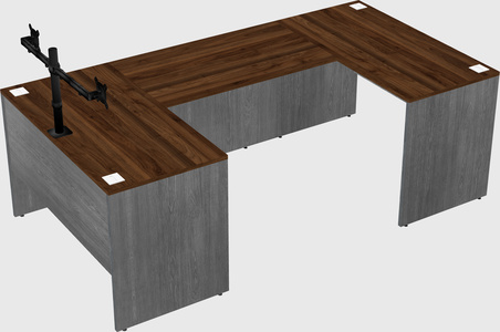 U-shaped desk