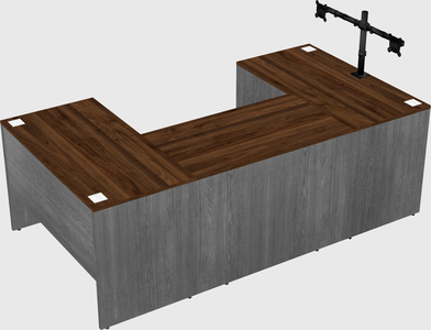 U-shaped desk