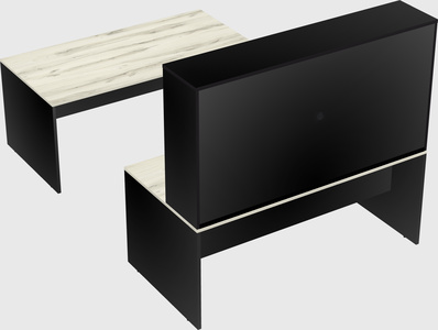 U-shaped desk