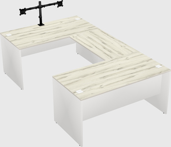 U-shaped desk