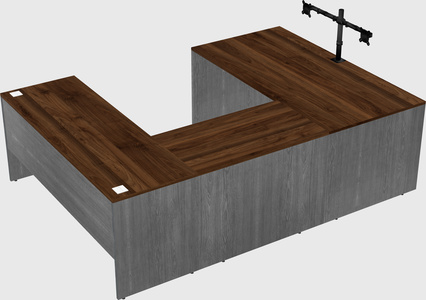 U-shaped desk