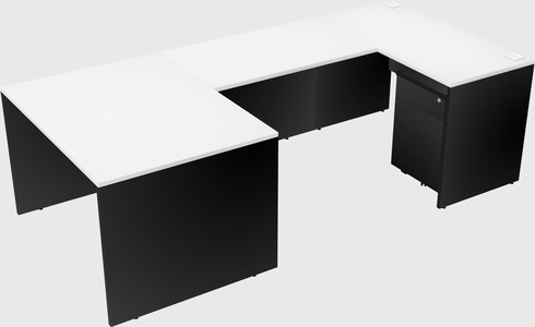 U-shaped desk