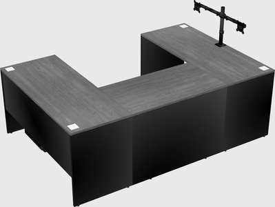 U-shaped desk
