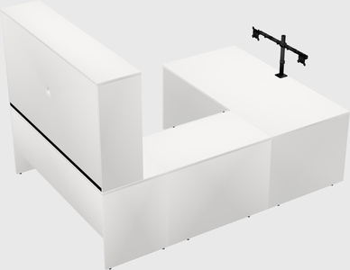 U-shaped desk
