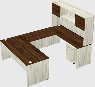 U-shaped desk